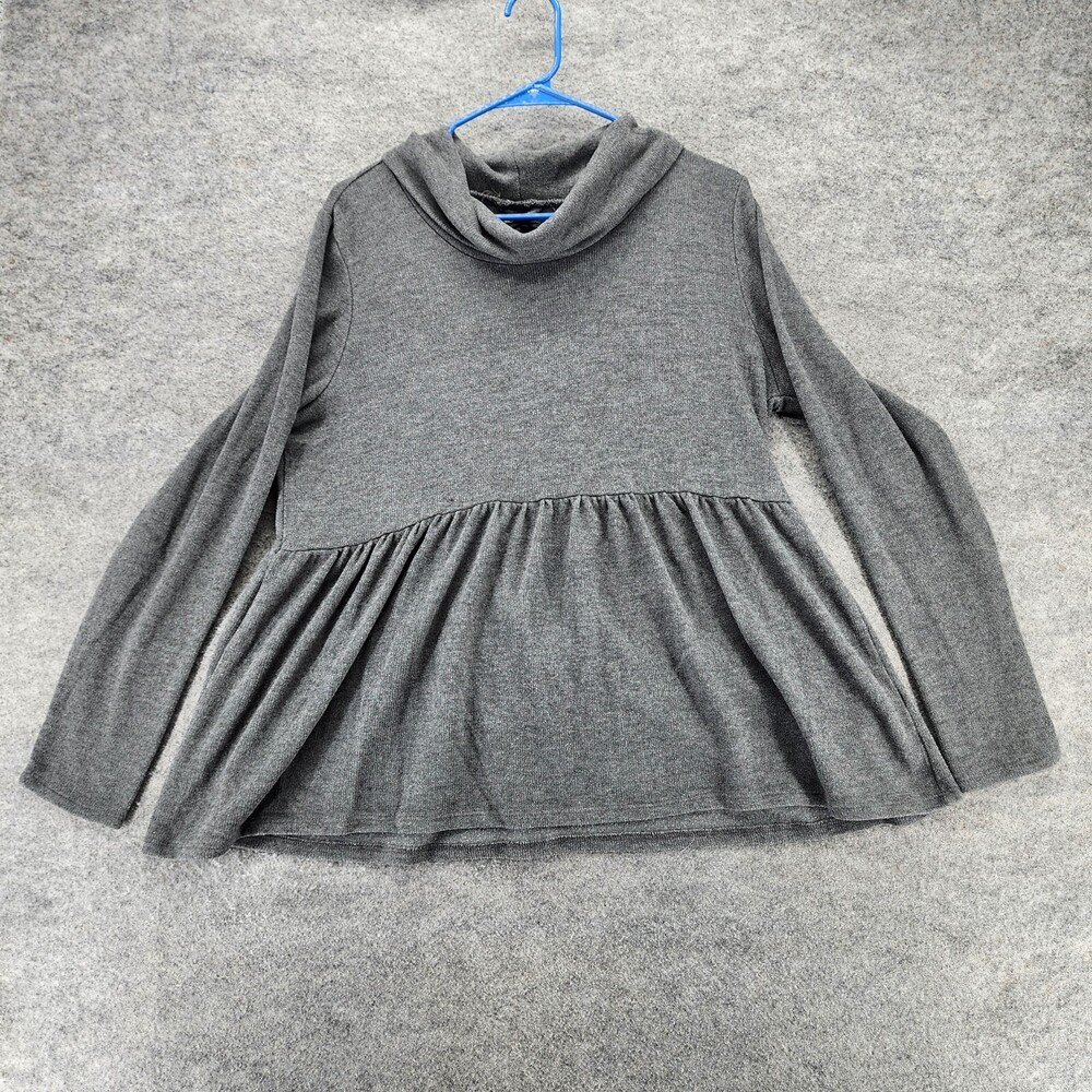 Maurices Shirt Womens 0X Long Sleeve Gray